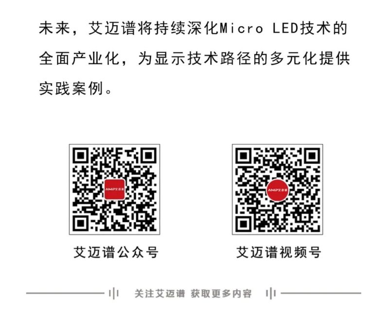 艾迈谱Micro-MiP技术成果亮相世界显示产业大会