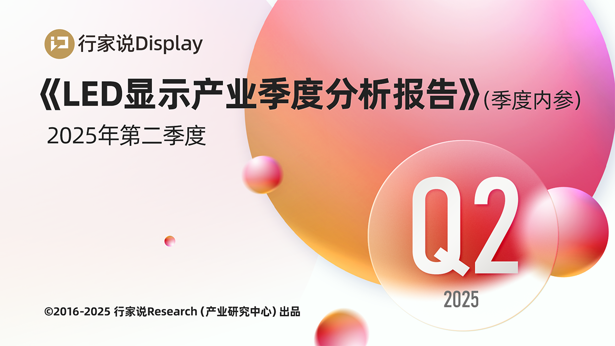 LED产业季度分析报告-2025年第二季度