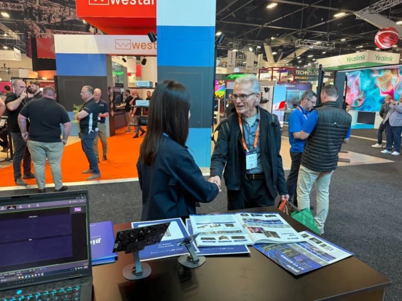 深德彩亮相2025澳大利亚视听集成设备与技术展会