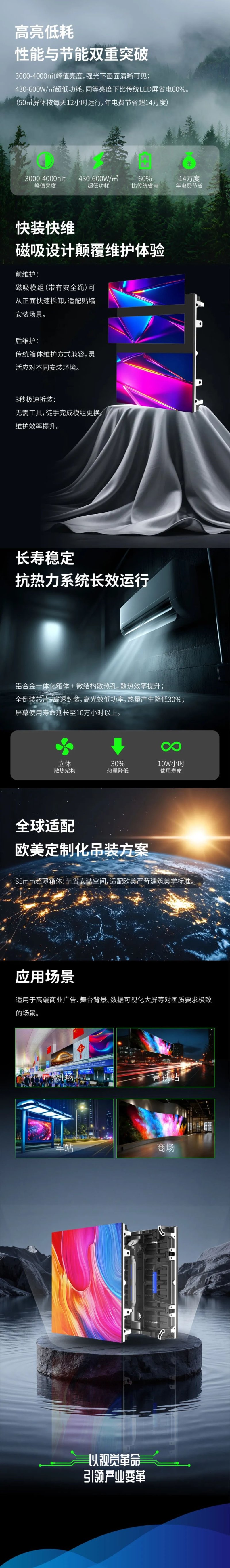 显示新品丨鸿利显示推出半户外&户外Mini LED屏：卓越画质，无惧强光！