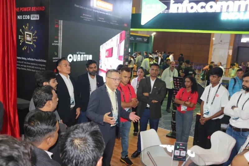 AET阿尔泰亮相InfoComm India 2025，以