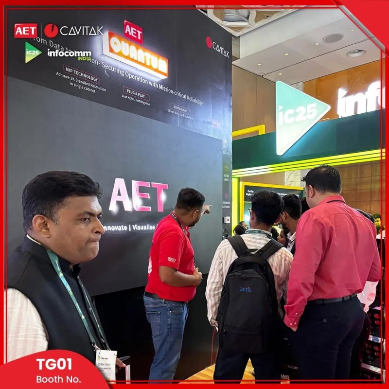 AET阿尔泰亮相InfoComm India 2025，以
